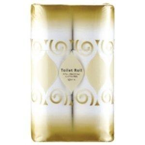 TANOSEE トイレットペーパー パルプブレンド ダブル 12ロール
