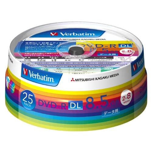VERBATIM Verbatim製 データ用DVD-R DL 片面2層 8.5GB 2-8倍速 ワ...