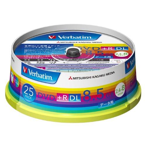 MITSUBISHI 三菱電機 Verbatim製 データ用DVD+R DL 片面2層 8.5GB ...