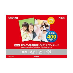 CANON キャノン SD-201L400 写真用紙・光沢 スタンダード L版 400枚(0863C...