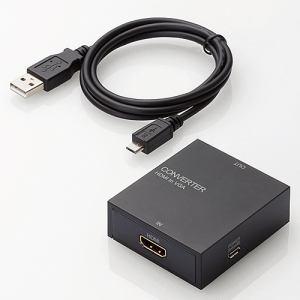 ELECOM エレコム ダウンスキャンコンバーター/HDMI-VGA/3.5φ/HDMI1.4 AD...