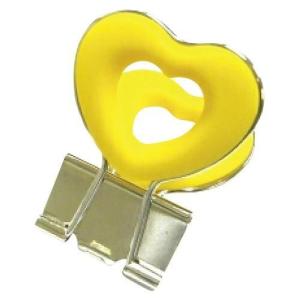 VELOS ハートクリップ イエロー DCH-2YE  a559-19515 ベロス