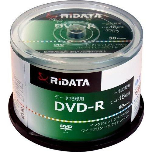 RiTEK ライテック製 RiDATA DVD-R データ用 50枚パック D-R47G.PW50R...