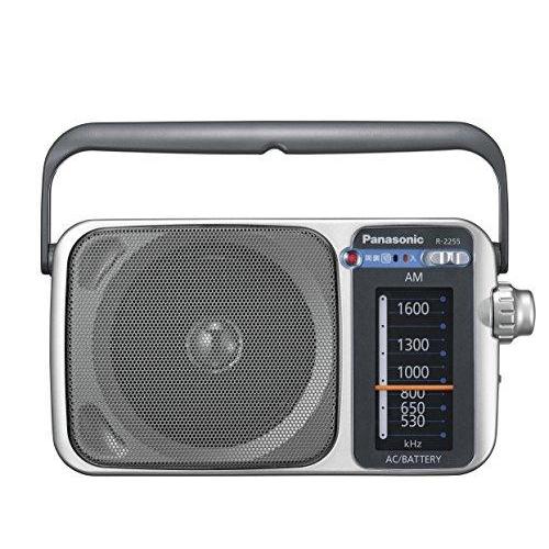 PANASONIC パナソニック AM1バンドラジオ(シルバー) R-2255-S