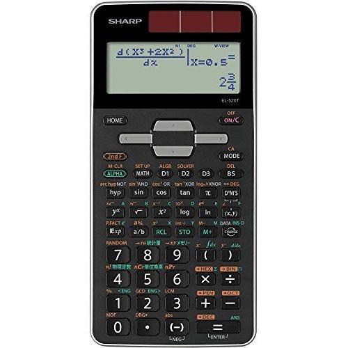 SHARP シャープ 関数電卓 アドバンスモデル 10桁 ハードケース付 ブラック 1台(EL-52...