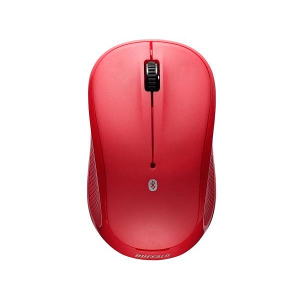 BUFFALO バッファロー BSMRB050RD Bluetooth IR LED 3ボタンマウス...