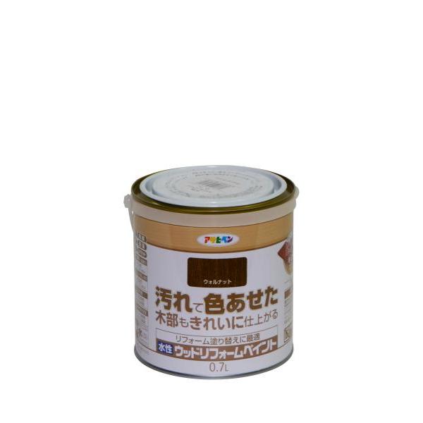 アサヒペン 水性ウッドリフォームペイント 0.7Lウォルナット