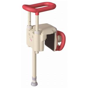 アロン化成 ユニットバス対応浴槽手すり 安寿 UST-130UB レッド