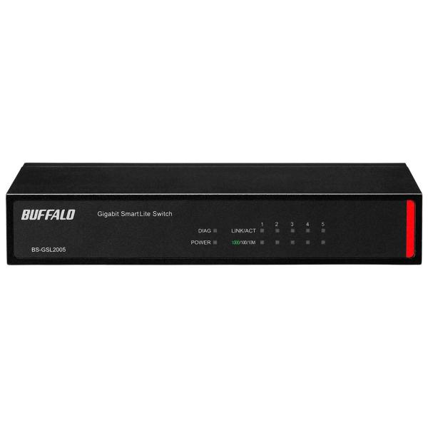 BUFFALO バッファロー BS-GSL2005 法人向け Giga対応 Layer2 スマートL...