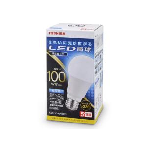 TOSHIBA（東芝） T形LEDランプ LDT10N-G/S 昼白色 1070ルーメン（60W