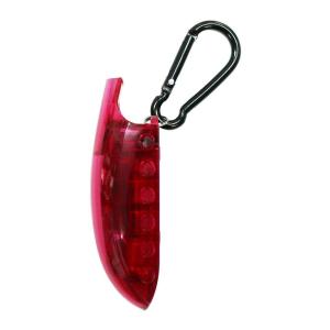 コンテック ホイッスルLEDフラッシュライト ピンク 91×29×27mm KE-82
