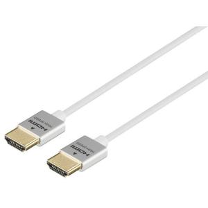BUFFALO バッファロー HDMIケーブル スリムタイプ 1m ホワイト(BSHD3S10WH)
