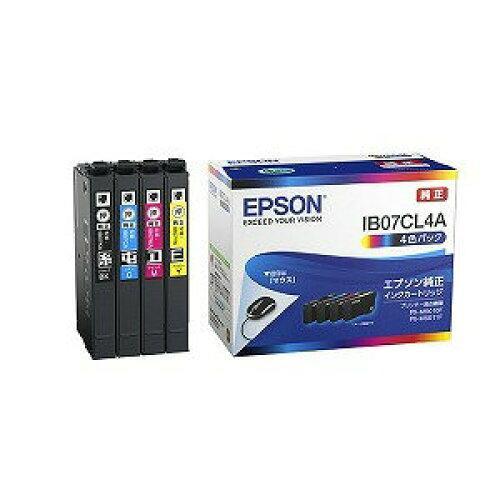 EPSON エプソン 純正 インクカートリッジ IB07CL4A 4色パック 標準インク