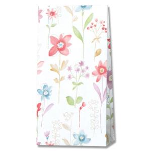 シモジマ(shimojima) ヘイコー 紙袋 マチ付 ファンシーバッグ SS フラワーアラカルト 9x5x17.5cm 100枚