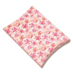 シモジマ(shimojima) ヘイコー 箱 ギフトボックス ピロー型 AX-20 シフォンフラワー 27x32x7cm 10枚