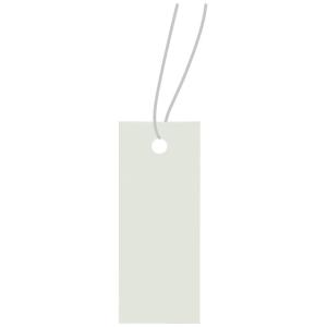 ササガワ タカ印 タグ 値札 19-856 スーパー提札 小 糸付き ぎんねず