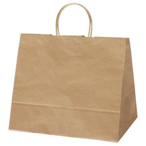 ササガワ(Sasagawa) タカ印 ギフトバッグ 50-6001 手提げ 未晒無地 幅広小 10枚