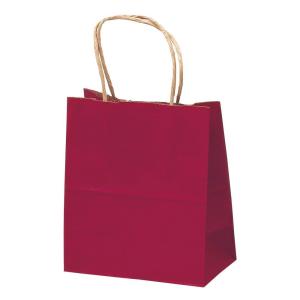 ササガワ(Sasagawa) タカ印 ギフトバッグ 50-6910 手提げ 特小 10枚 赤