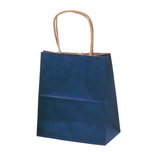 ササガワ(Sasagawa) タカ印 ギフトバッグ 50-6912 手提げ 特小 10枚 紺
