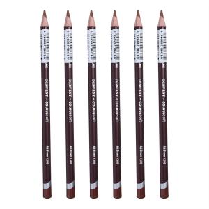 Derwent ダーウェント 色鉛筆カラーソフト ミッドブラウン C600 ケース6本 0701012
