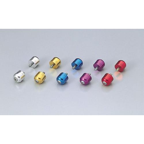 大阪単車用品工業 HB0333BU 直径22アルミサイドキャップ ブルーアルマイト ゼファー400/...