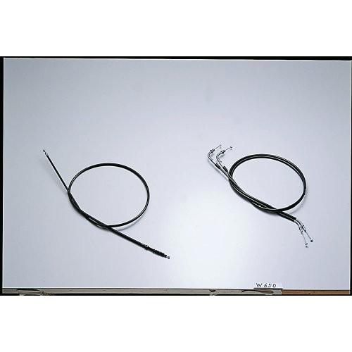 大阪単車用品工業 ハリケーン　HB6775 ロング スロットルケーブル W ブラック W650