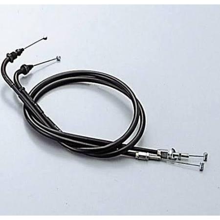 大阪単車用品工業 ハリケーン　HB6225 ロング スロットルケーブル W ブラック NSR250R...