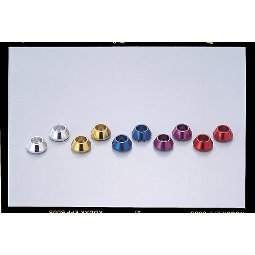 大阪単車用品工業 ハリケーン　HN1110R M10アクセント ワッシャ レッドアルマイト