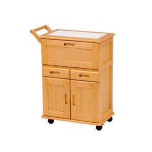HAGIHARA 萩原 キッチンワゴン(ホワイト) MW-6709WH : Fujita Japan