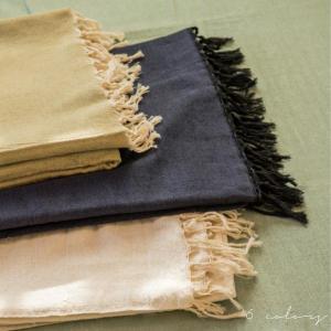 アフリカ マリ ドゴン族 刺繍入り 藍染布 No.4 マルチクロス 刺繍