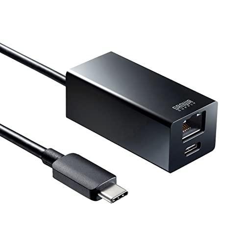 SANWASUPPLY サンワサプライ USB Type-Cハブ付き ギガビットLANアダプタ US...