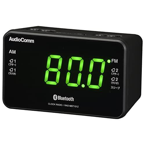 OHM オーム電機 Bluetooth対応クロックラジオ(LED輝度4段階/4.4W/スヌーズ＆スリ...