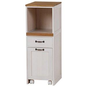HAGIHARA 萩原 キッチンワゴン(ホワイト) MW-6709WH : Fujita Japan
