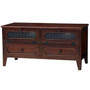 萩原 ハギハラ TV台 レトロシリーズ 幅90×奥行40×高さ45cm MTV-5189BR