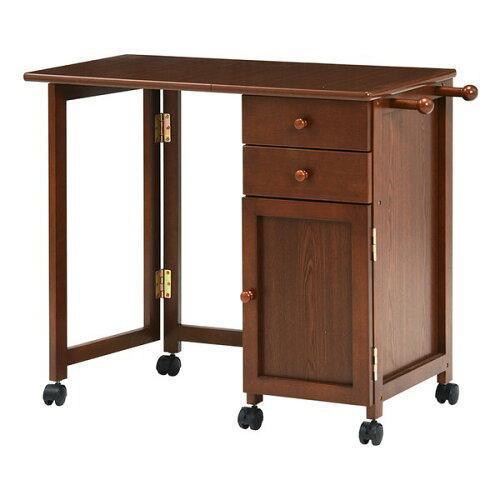 HAGIHARA 萩原 折りたたみデスク VT-7370BR 北海道、沖縄、離島配送不可