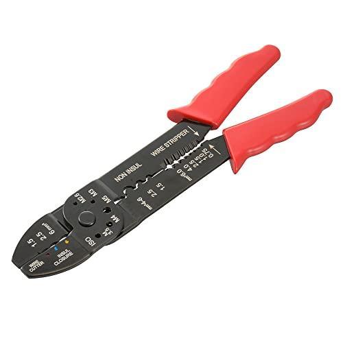 OHM オーム電機 電工ペンチ(ワイヤー切断/絶縁端子圧着/ネジボルト切断/裸端子圧着/ワイヤースト...