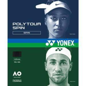 YONEX ヨネックス ポリツアースピン120(200M) (PTS120R2) 色 : ブラック