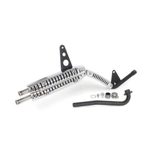 SP武川 スクランブラーマフラー (リフトアップ) 04-02-0377 スーパーカブ110/クロス...