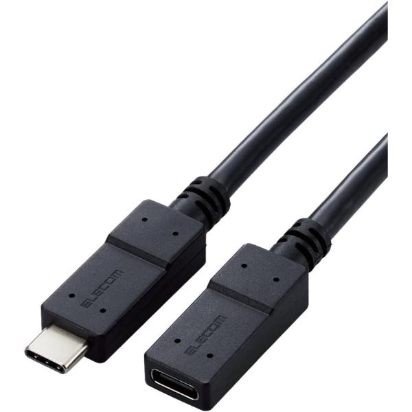 ELECOM エレコム USB延長ケーブル/5Gbps/C-Cメス/USB PD対応/1.0m(US...