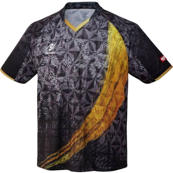 日本卓球 スカイユニティー_シャツ (NW2216) 色 : ブラック サイズ : SS