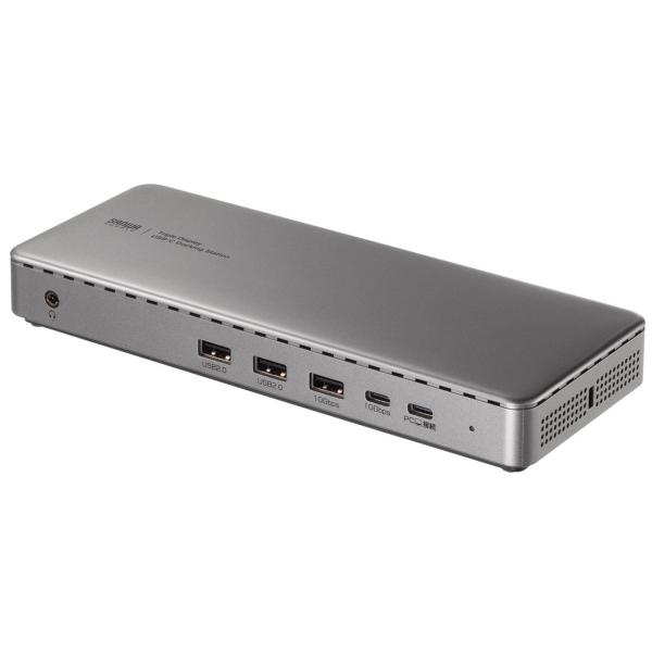 SANWASUPPLY サンワサプライ ドッキングステーション(HDMI/DisplayPort×4...