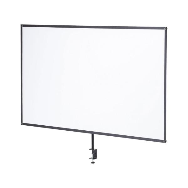 SANWASUPPLY サンワサプライ プロジェクタースクリーン(80型・クランプ式・コンパクト収納...