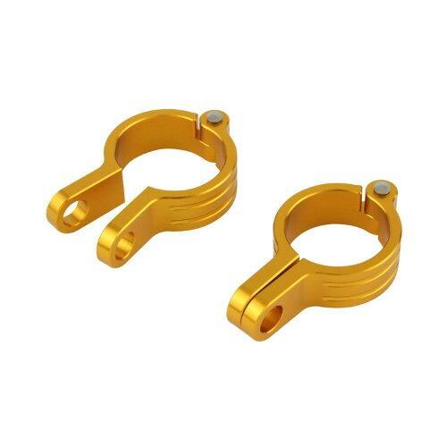 POSH Faith ポッシュフェイス マシンドウインカー ベースクランプ 35mm GOLD　(0...