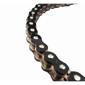 江沼チェーン EK NXリングシールチェーン 530ZV-X3 ブラック＆ゴールド 120L カシメ...