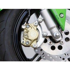 brembo 84mmピッチ　CNCブレーキキャリパー 黒 カニ Brembo ブレンボ 新カニキャリパー ブラックアルマイト レッドロゴ φ34