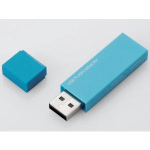 ELECOM エレコム エレコム MF-MSU2B32GBU キャップ式USBメモリ ブルー 32GB(MF-MSU2B32GBU)｜ecjoyecj24