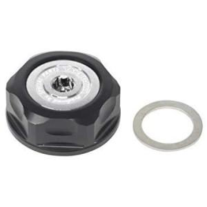 スペシャルパーツ武川 ステムナット(ブラックナット/シルバーキャップ)　GROM/Z125/ZOOM...