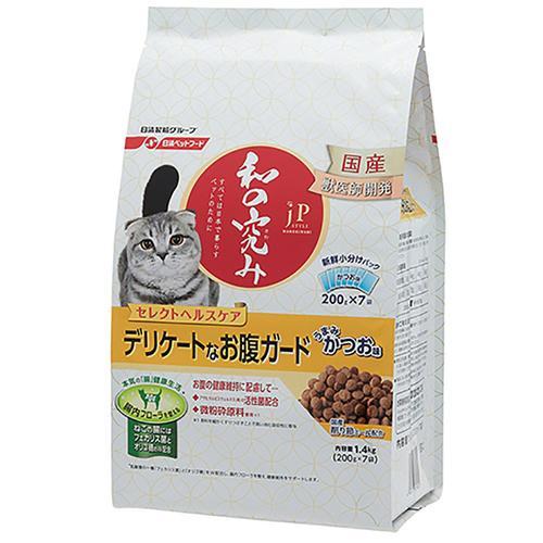 日清ペットフード JPスタイル和の究み猫用セレクトヘルスケアデリケートなお腹ガード(1.4kg)