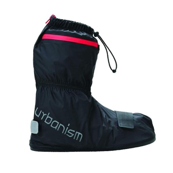 アーバニズム(urbanism) アーバンレインシューズカバー BLACK/RED L 品番:UNR...