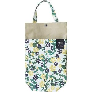 現代百貨(Gendai Hyakka) (現代百貨)Folks レジ袋ストッカー A346LF リーフフラワー サイズ:W210×D100×H340